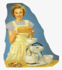 Mixer Lady - Hamilton Beach Food Mixer 1948, HD Png Download, Free Download