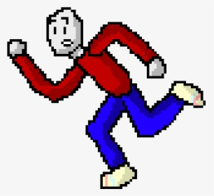 Running Man Pixel Art, HD Png Download, Free Download