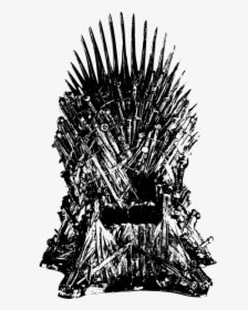 Iron Throne - Monochrome, HD Png Download, Free Download