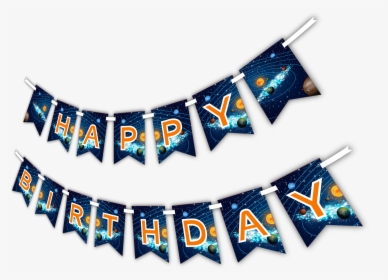 Space Solar System "happy Birthday - Transparent Happy Birthday Banner Png, Png Download, Free Download