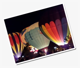 Lakeshore Balloon Glow - Hot Air Balloon, HD Png Download, Free Download