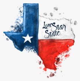 Texas Map With Texas Flag Inside, HD Png Download, Free Download