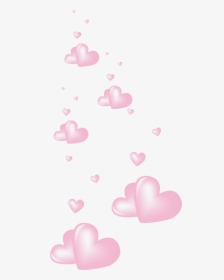 #pink #hearts #heart #love #floating - Floating Pink Hearts Clipart, HD Png Download, Free Download
