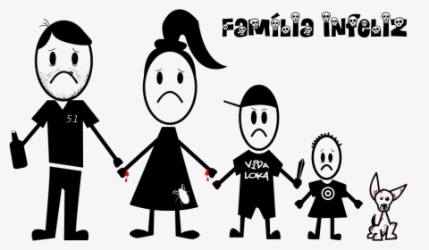 Transparent Clipart Familia Feliz - Familia Infeliz, HD Png Download, Free Download