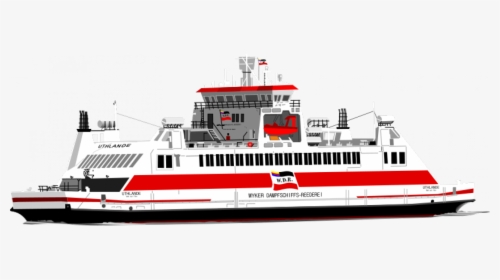 Passenger Cruise Ship Vector Image - Ferry Png, Transparent Png, Free Download