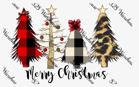 Wild Christmas Tree Scene - Illustration, HD Png Download, Free Download