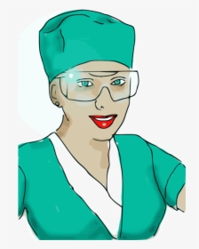 Cap,art,girl - Scrub Nurse Png, Transparent Png, Free Download