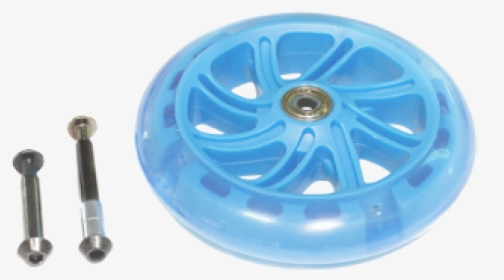 Neon Flash 60mm Flashing Wheel Blue - Circle, HD Png Download, Free Download