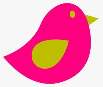 Pink And Green Bird Clipart Png - Pink And Green Bird Clipart, Transparent Png, Free Download