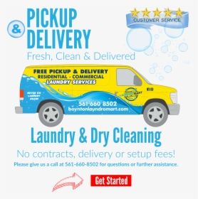 Boynton Beach Pickup & Commercial Laundry Services - Laundry Pick Up And Delivery, HD Png Download, Free Download