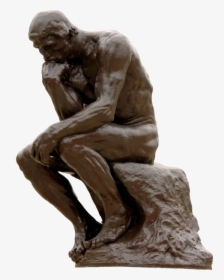 The Thinker - Thinking Man Statue Vector, HD Png Download, Free Download