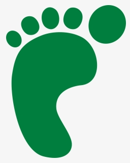 Transparent Baby Footprint Png - Green Footprint, Png Download, Free Download