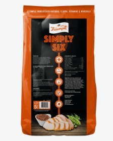 Triumph Dog Simplysix Turkey 14lb Back - Simply 6 Dog Food, HD Png Download, Free Download