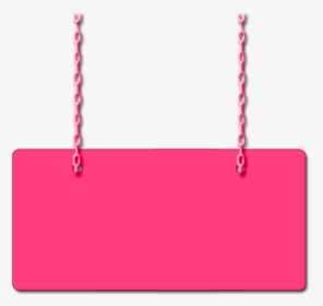 Sign Vintage Label Banner Frame Pink Antique Cute Decor - Chain, HD Png Download, Free Download