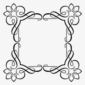 Elegant Floral Frame-1576601566 - Fancy Border Transparent Corner, HD Png Download, Free Download