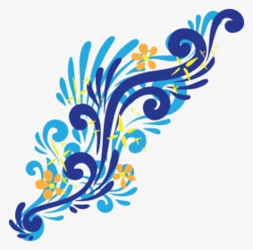 Flower Swirl Clipart Freeuse Library - Clipart Floral Swirl Png, Transparent Png, Free Download