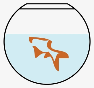 Goldfish In Bowl Graphic, HD Png Download, Free Download