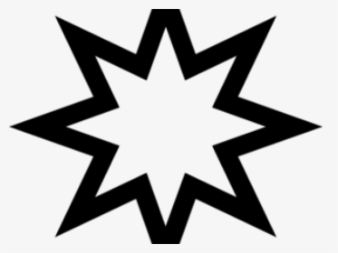 Starburst Clipart Round - Png Star Black Outline, Transparent Png, Free Download