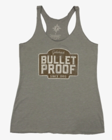 Bulletproof Distressed Logo Ladies Tank - Active Tank, HD Png Download, Free Download