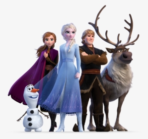 Frozen 2 Clipart Png - Elsa Anna Kristoff Olaf & Sven Frozen 2, Transparent Png, Free Download