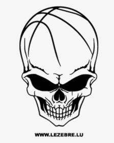 Png Free Decal - Soccer Skull Decal, Transparent Png, Free Download