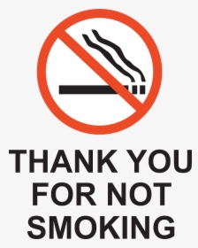Sign, Symbol, Smoking, You, Rule, Forbidden, Prohibited - Thank You For Not Smoking Clip Art, HD Png Download, Free Download