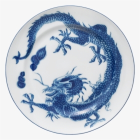 Blue Dragon Dinner Plate - Mottahedeh Blue Dragon, HD Png Download, Free Download