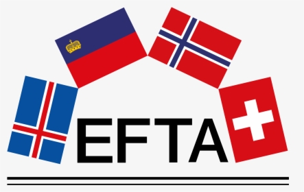 Efta Logo No Outline With Lines 01 - European Free Trade Association, HD Png Download, Free Download