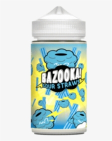 Blue Raspberry Sour Straws By Bazooka - Bazooka Bubble Gum Vape Juice, HD Png Download, Free Download