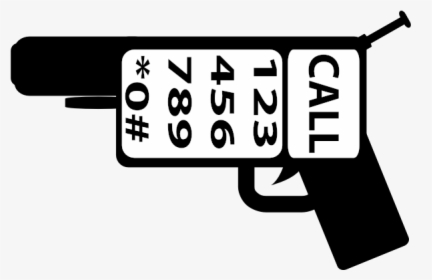 Child Toy Gun Phone Vector Graphics, HD Png Download, Free Download