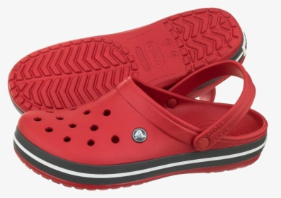 Crocs Crocband Red Pepper - Slipper, HD Png Download, Free Download