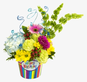 Transparent Happy Birthday 3d Png - Birthday Flower Bouquet Png, Png Download, Free Download