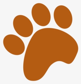 Dog Print Paw Clipart Brown Free Cliparts Images Transparent - Brown Paw Print Clip Art, HD Png Download, Free Download
