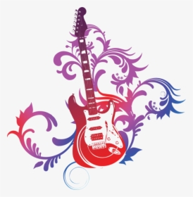 Guitar Art Vector Png, Transparent Png, Free Download