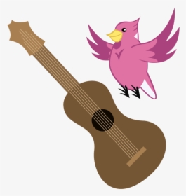 Vector Bird Guitar - Mlp Guitar Cutie Mark, HD Png Download, Free Download