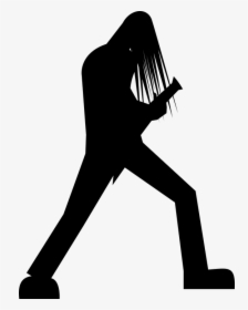 80s rocker silhouette