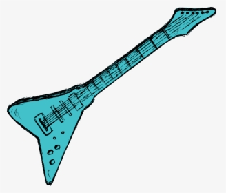 Electric Guitar Drawing 3, HD Png Download, Free Download