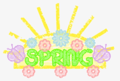 Spring Word Art - Illustration, HD Png Download, Free Download