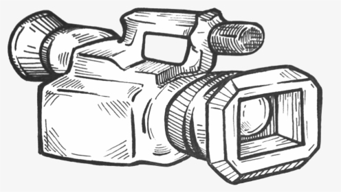 Camera - Video Camera Sketch Png, Transparent Png, Free Download