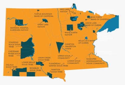 Mandan Hidatsa And Arikara Nation Map, HD Png Download, Free Download