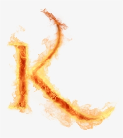 Fire Letter K Png, Transparent Png, Free Download