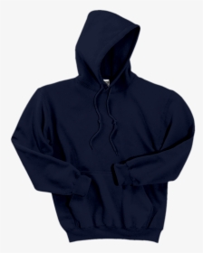 Gildan Dryblend Pullover Hooded Sweatshirt 12500 Navy - Hoodie, HD Png Download, Free Download
