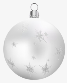 White Christmas Ball Png File - Christmas White Ball Png, Transparent Png, Free Download