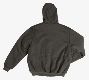 Tough Duck Mens Insulated Hoodie Charcoal Back View - Hoodie, HD Png Download, Free Download