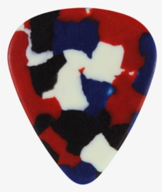 Guitar Pick Red White And Blue, HD Png Download, Free Download
