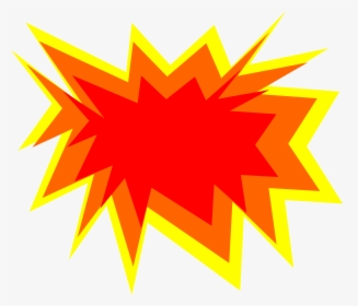Clipart Shapes Explosion - Cartoon Explosion Transparent Background, HD Png Download, Free Download
