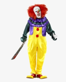 Creepy Clown Costume - Full Clown, HD Png Download, Free Download