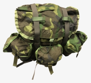 Woodland Camo Medium Radio/alice Pack With Straps - Messenger Bag, HD Png Download, Free Download