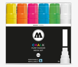 Chalk Marker Neon Set "  Title="chalk Marker Neon Set - Molotow, HD Png Download, Free Download
