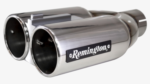 Remington Stainless Double Barrel Exhaust Tip - 4 Inch 5 Inch Dual Exhaust Tips, HD Png Download, Free Download